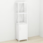 Етажерка 3/34 Ferrum-decor Серії Конект із тумбою 144x34x28 Білий ДСП Біле (FRD-104428) - фото 1