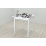 Стіл кухонний Ferrum-decor Агата 75x70x70 Білий ДСП Біле 16мм (FRD-106239) - фото 2