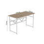 Комп'ютерний стіл Ferrum-decor Раян 75x120x60 білий ДСП Дуб Сан-Марино 16мм (FRD-101134) - фото 6