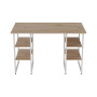 Комп'ютерний стіл Ferrum-decor Карен 75x140x60 білий ДСП Дуб Сан-Марино 32мм (FRD-102274) - фото 1