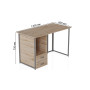 Комп'ютерний стіл Ferrum-decor Отто 75x120x60 сірий ДСП Дуб Сан-Марино 16мм (FRD-101494) - фото 3