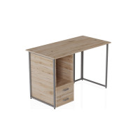 Комп'ютерний стіл Ferrum-decor Отто 75x140x70 сірий ДСП Дуб Сан-Марино 16мм (FRD-101524)