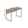 Компьютерный стол Ferrum-decor Коди 75x100x70 серый ДСП Дуб Сан-Марино 16мм (FRD-101684) - фото 3