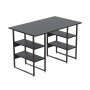 Комп'ютерний стіл Ferrum-decor Карен 75x140x60 чорний ДСП Сосна Кембра 16мм (FRD-102054) - фото 1