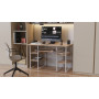 Компьютерный стол Ferrum-decor Тим 75x140x70 белый ДСП Дуб Сан-Марино 16мм (FRD-101384) - фото 3