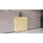 Стіл-книга трансформер Оріон 2 Ferrum-decor 750x1520x730 Білий метал ДСП Дуб Артизан 16 мм (FRD-104595) - фото 6