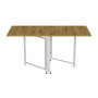 Стіл-книга трансформер Оріон 2 Ferrum-decor 750x1520x730 Білий метал ДСП Дуб Артизан 16 мм (FRD-104595) - фото 3