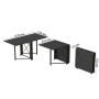 Стіл-книга трансформер Оріон 2 Ferrum-decor 750x1520x730 Чорний метал ДСП Сосна Кембра 16 мм (FRD-104585) - фото 5