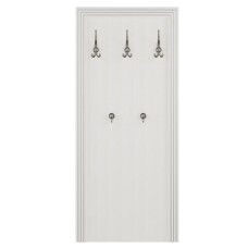 Вешалка настенная Гербор Уайт 70 Ясень снежный/Сосная серебряная (GRB-1079)