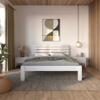 Двуспальная кровать Mebigrand Техас Белый (RAL9003) 180х190 см (MBG-2164)