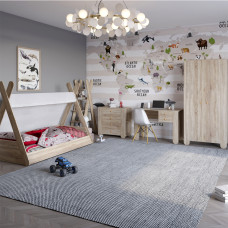 Гарнітур для дитячої спальної кімнати 5 елементів LION Інді Дуб сонома (LION-041622)