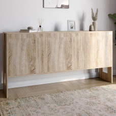 Комод-2 з 3 дверима LION Нобу 160х34х80 см Дуб Сонома (LION-042371)