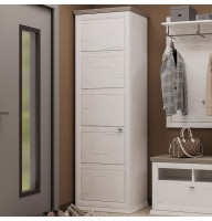 Шкаф распашной в прихожую Сокме Орегон 1Д 196,5х64,2х35,5 Пино Аурелио/Мадагаскар (SKM-081131)