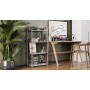 Этажерка 4/60 Ferrum-decor Серии Конект 120x60x28 серый ДСП Бетон 16мм (FRD-105547) - фото 3