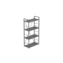 Этажерка 4/60 Ferrum-decor Серии Конект 120x60x28 серый ДСП Бетон 16мм (FRD-105547) - фото 4