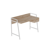 Письмовий стіл Ferrum-decor 750x1200x600 Білий метал ДСП Дуб Сан-Марино 32 мм (FRD-103458)