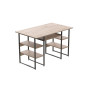 Компьютерный стол Ferrum-decor Тим 75x120x70 черный ДСП Дуб Сан-Марино 32мм (FRD-103978) - фото 4