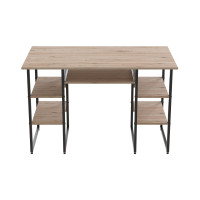 Компьютерный стол Ferrum-decor Тим 75x120x70 черный ДСП Дуб Сан-Марино 32мм (FRD-103978)