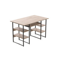Комп'ютерний стіл Ferrum-decor Тім 75x140x70 чорний ДСП Дуб Сан-Марино 32мм (FRD-103988)
