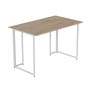 Комп'ютерний стіл Ferrum-decor Ханна 75x100x60 білий ДСП Дуб Сан-Марино 32мм (FRD-103998) - фото 1