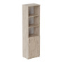 Пенал Анжело Ferrum-decor на 4 полки с 1 дверью 1900x500x380 ДСП Дуб Сан-Марино 16 мм (FRD-104949) - фото 1