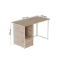Комп'ютерний стіл Ferrum-decor Отто 75x120x60 білий ДСП Дуб Сан-Марино 16мм (FRD-101024) - фото 2