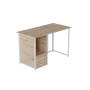 Комп'ютерний стіл Ferrum-decor Отто 75x120x60 білий ДСП Дуб Сан-Марино 16мм (FRD-101024) - фото 1