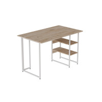 Комп'ютерний стіл Ferrum-decor Кевін 75x140x70 білий ДСП Дуб Сан-Марино 32мм (FRD-101295)