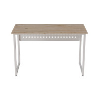 Комп'ютерний стіл Ferrum-decor Майк 75x120x60 білий ДСП Дуб Сан-Марино 32мм (FRD-101315)