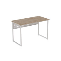 Комп'ютерний стіл Ferrum-decor Майк 75x140x60 білий ДСП Дуб Сан-Марино 32мм (FRD-101325)