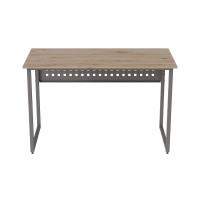 Комп'ютерний стіл Ferrum-decor Майк 75x100x70 сірий ДСП Дуб Сан-Марино 32мм (FRD-101805)