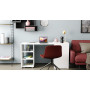 Стол-тумба трансформер Смарт 1/2 Ferrum-decor 750x1450x600 ДСП Белое 16 мм (FRD-105074) - фото 2