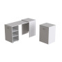 Стол-тумба трансформер Смарт 1/2 Ferrum-decor 750x1450x600 ДСП Белое 16 мм (FRD-105074) - фото 9