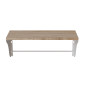 Настінна полиця Ferrum-decor Комфі 260x600x240 метал Білий ДСП Дуб Сан-Марино 16 мм (FRD-102745) - фото 1