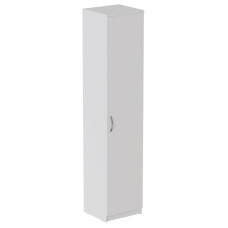 Пенал Анжело Ferrum-decor на 5 полок с дверью 1900x400x380 ДСП Белое 16 мм (FRD-104905)