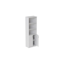 Шкаф Анжело Ferrum-decor на 5 полок с 2 дверями 1900x600x380 ДСП Белое 16 мм (FRD-104995)