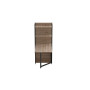 Стіл книжка з етажеркою Практик 2 Ferrum-decor 1555x640x990 Чорний метал ДСП Дуб Сан-Марино 16 мм (FRD-104626) - фото 4