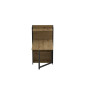 Стіл книжка з етажеркою Практик 1 Ferrum-decor 1200x640x990 Чорний метал ДСП Дуб Артизан 16 мм (FRD-104616) - фото 3