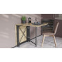 Стіл-книга трансформер Оріон 2 Ferrum-decor 750x1520x730 Чорний метал ДСП Дуб Сонома 16 мм (FRD-104586) - фото 6