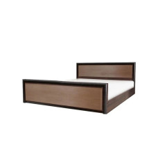 Ліжко двоспальне (без основи під матрац) Гербор Коен МДФ LOZ/160 160x200 см Венге магія/Штрокс темний (GRB-1183)