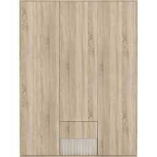 Шафа розпашна для одягу Гербор Брус SZF3D2S Дуб сонома/Німфея альба (білий) (GRB-1412)