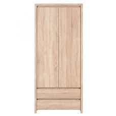 Шкаф распашной с ящиками ВМК (БРВ) Каспиан SZF2D2S Дуб сонома (BRW-1724)