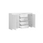 Комод в спальню ВМК (БРВ) Кристина KOM2D4S Белый/Белый глянец (BRW-1490) - фото 2