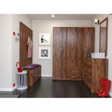 Набір меблів в передпокій ВМК (БРВ) Монтана N77872 Дуб шутер (BRW-1858)