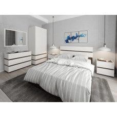 Комплект модульний в спальню Гербор Лаєр N100020 Венге магія/Ясен сніжний (GRB-1036)