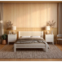 Односпальне ліжко Mebigrand Прем'єра Айворі 70х190 см (MBG-2075)