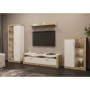Вітальня Сокме Палермо (модульна - 4 елементи) Білий/Дуб вікінг (SKM-081034) - фото 1