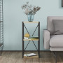 Етажерка 3/34 Ferrum-decor Серії Конект 73x34x28 чорний ДСП Дуб Сонома 16мм (FRD-104292) - фото 1