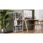 Етажерка 4/60 Ferrum-decor Серії Конект 120x60x28 білий ДСП Бетон 16мм (FRD-105528) - фото 3