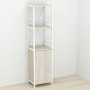 Етажерка 3/34 Ferrum-decor Серії Конект із тумбою 144x34x28 Білий ДСП Сонома (FRD-104431) - фото 1